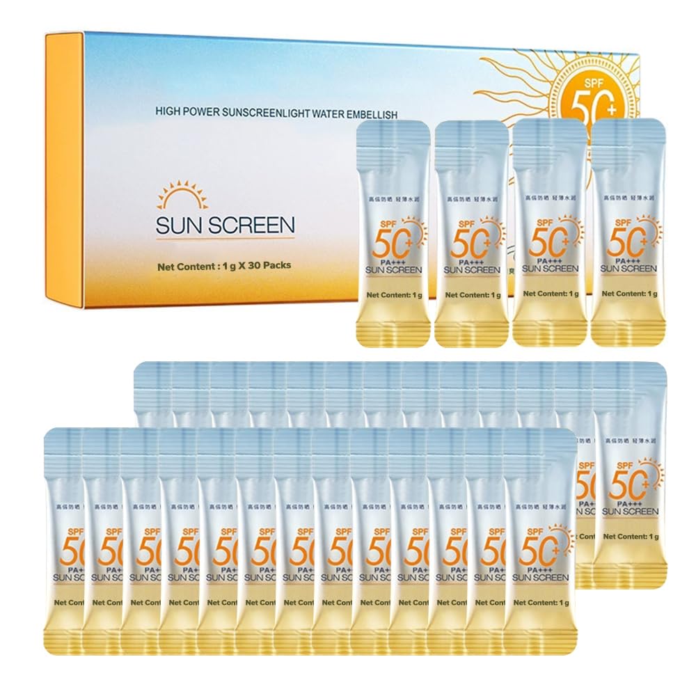 MOONGAZE travel-size sunscreen packet for quick reapplication on the go