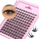 MOONKALI lash clusters 10-16mm CC curl for versatile eye definition.