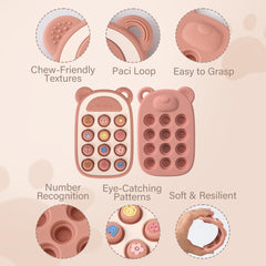 Moonkie back numbered buttons encourage playful counting and recognition