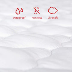 Moonsea quilted filling close-up on the mattress pad cover