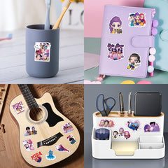 MOQIAN demon cartoon stickers on bike add personality and weather resistance.