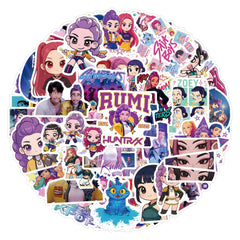 MOQIAN demon cartoon stickers on laptop deliver vibrant, fade-resistant decoration.