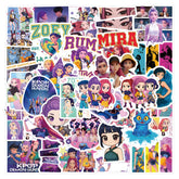 MOQIAN demon cartoon stickers on water bottle provide waterproof, long-lasting color.