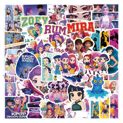 MOQIAN demon cartoon stickers on water bottle provide waterproof, long-lasting color.