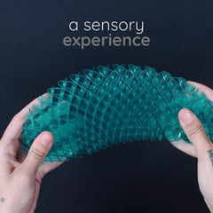 Morf Fidget Worm shown quiet and travel-ready for on-the-go use