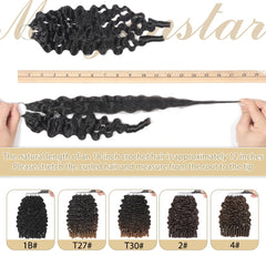 Morgenstar lightweight, breathable crochet hair minimizes tension for all-day wear.