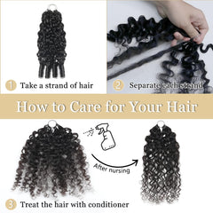 Morgenstar pre-separated, pre-fluffed hair enables fast DIY installations.