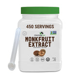 Morning Pep monk fruit powder cup sweetness with zero calories.