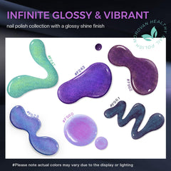 Morovan pink purple tones ideal for fall nail art and shimmer.