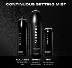 MORPHE Setting Mist paired with Bake & Set creates a flawless base