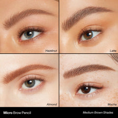 Morphe Micro Dual Eyebrow Pencil Latte close-up of tip design