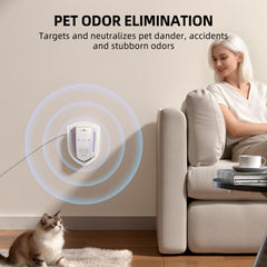 Morrerfresh silent operation keeps bedrooms peaceful while deodorizing.