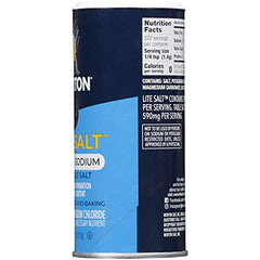 Morton Lite Salt measuring-spoon image highlights precise pinch control for flavorful dishes.