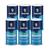 Morton Lite Salt six-pack pack shot shows a familiar seasoning option with reduced sodium.