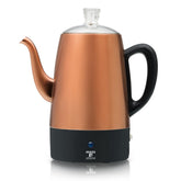 Moss and Stone 10 cup copper percolator shows durable home brewing potential.