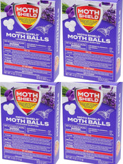 Moth Shield lavender scent 4oz pack protects clothes in sealed storage