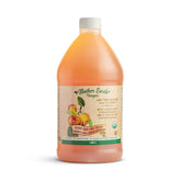 Mother Earth Apple Cider Vinegar bottle showing The Mother in raw unfiltered form.