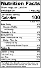 Mother Earth Dried Vegetable Soup Mix jar side, non-GMO and gluten-free pantry staple