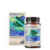 Motherlove More Milk Moringa bottle with organic herbs may support milk supply for breastfeeding