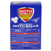 MothShield Original Scent Moth Balls in a 12 oz box for storage use