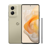 Motorola Moto G Stylus 5G 2024 front view in Caramel Latte, unlocked for US use