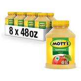 Mott's applesauce 48 oz jar front view, ideal for quick family snacks.