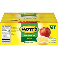 Mott's Applesauce no artificial flavors supports simple, healthy snacking