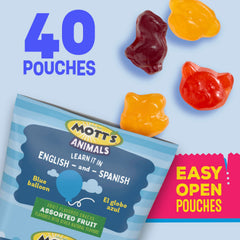 Mott's Gluten Free Fruit Snacks are lunchbox-friendly and non-artificial.