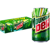Mountain Dew original can 12oz pack ready for quick refreshment on the go.
