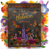 Mountain Valley Wildflower Seed Mix monarch-attracting blooms for pollinator gardens