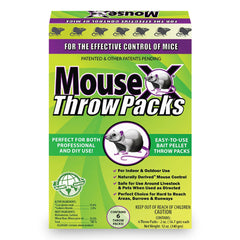 MouseX Throw Packs packaging on shelf for quick pest control planning.