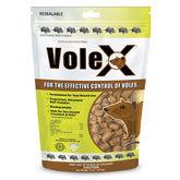 MouseX VoleX pellets for application showing easy vole control in outdoor spaces.