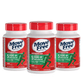 Move Free Advanced bottle front view, 120-count joint support pack.