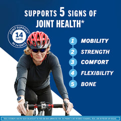 Move Free Advanced chondroitin capsules on a clean surface for flexibility.