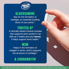 Move Free Advanced 40-day supply shown by tablet count on the bottle.