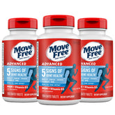 Move Free Advanced bottle front view showing joint support benefits