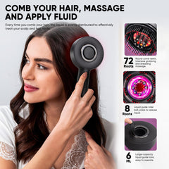 MPADQ IPX7 waterproof scalp brush for use in shower or bath