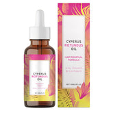 MQN Natural Hair Removal Oil bottle pour for easy application