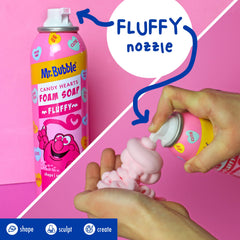 Foam-dispensing in tub from Mr. Bubble Village Edition