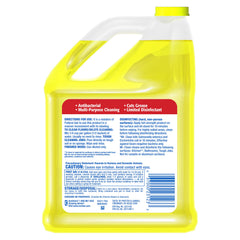Mr. Clean Summer Citrus cleaner on bathroom surfaces for a fresh, sanitized feel