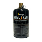Mr. Heater Fuel Keg 1lb tank close up highlights durable, refillable design for portability.
