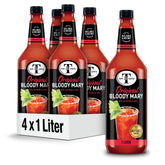 Mr and Mrs T Original Bloody Mary bottle front showcases premium ingredients for a rich, flavorful mix.