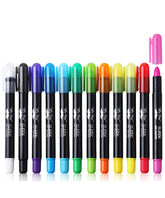 Mr. Pen Gel Crayons 12-pack color palette for smooth, vibrant coloring