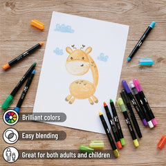 Non-toxic, acid-free Mr. Pen Gel Crayons suitable for family drawing