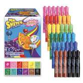 Mr. Sketch scented markers 36-count class pack with vibrant washable colors in front view