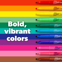 Mr. Sketch Scented Stix marker bullet-tip detail highlights fine lines for crafts.