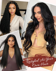 MrBoyce virgin Brazilian hair close-up showing soft texture