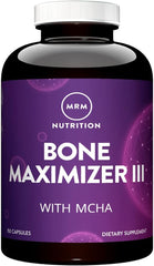MRM Bone Maximizer III dosage scoop showing serving size