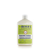Mrs. Meyer's Clean Day baking soda cream cleaner bottle with lemon verbena scent for fresh kitchens.
