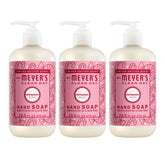 Mrs. MEYER'S Peppermint hand soap bottle with refreshing scent and clean design.